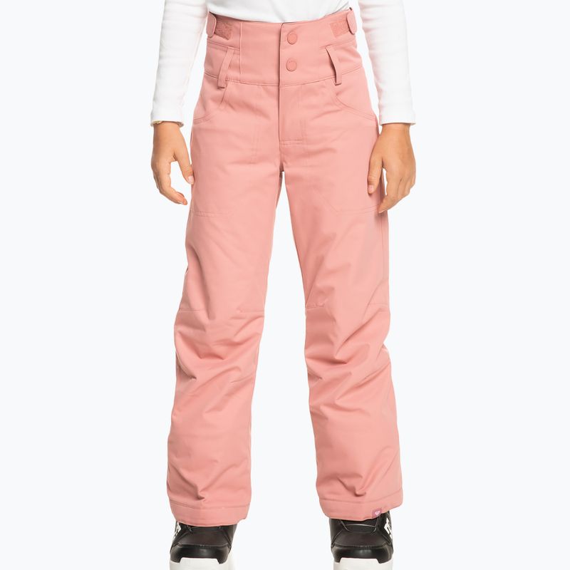 Pantaloni de snowboard pentru copii ROXY Diversion Girl dusty rose