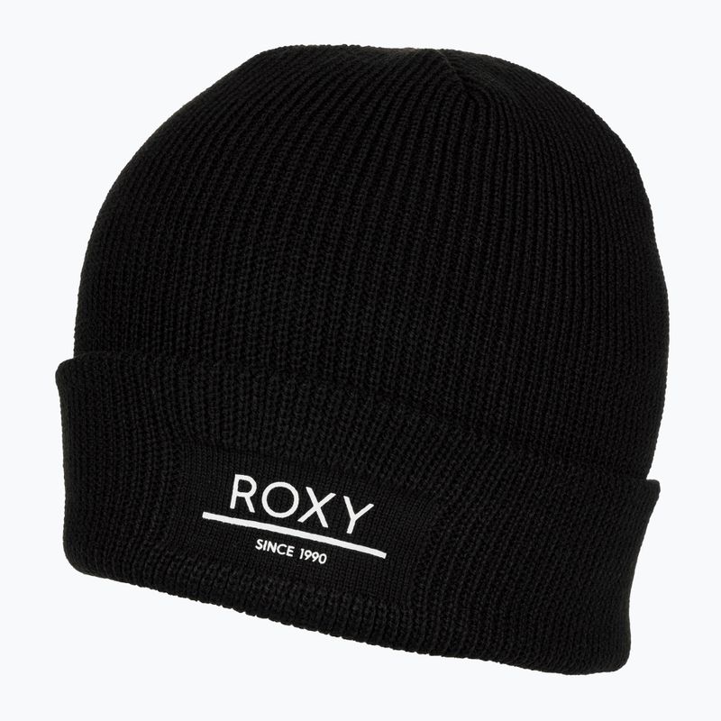 Șapcă de snowboard pentru femei ROXY Folker Beanie Beanie negru adevărat