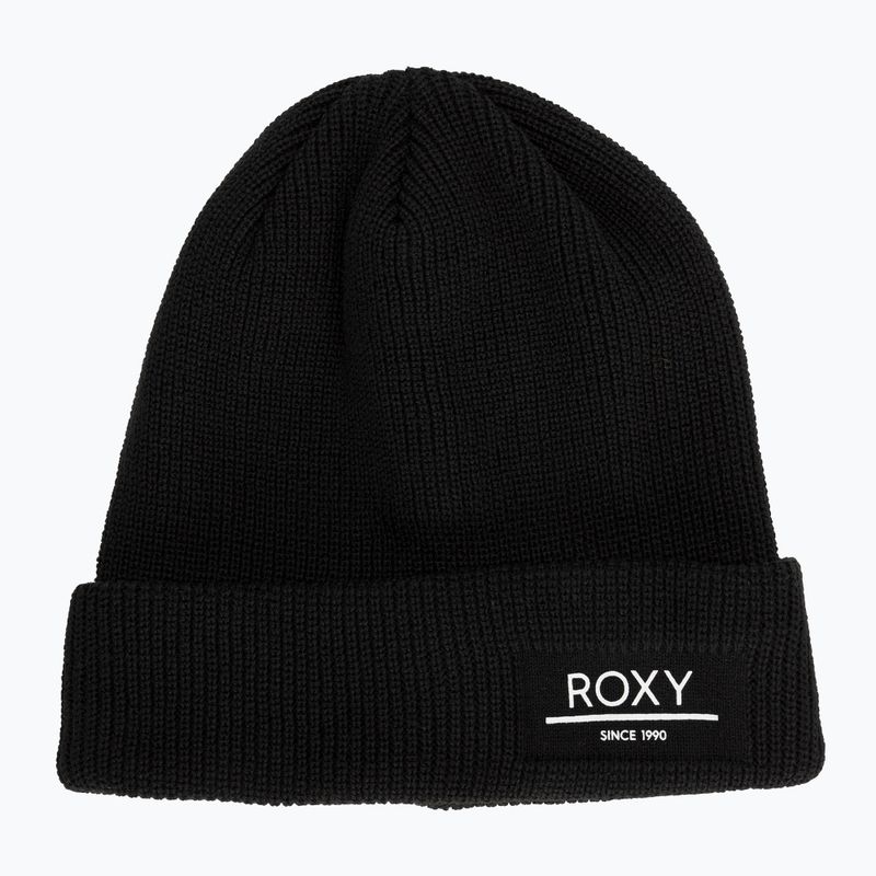 Șapcă de snowboard pentru femei ROXY Folker Beanie Beanie negru adevărat