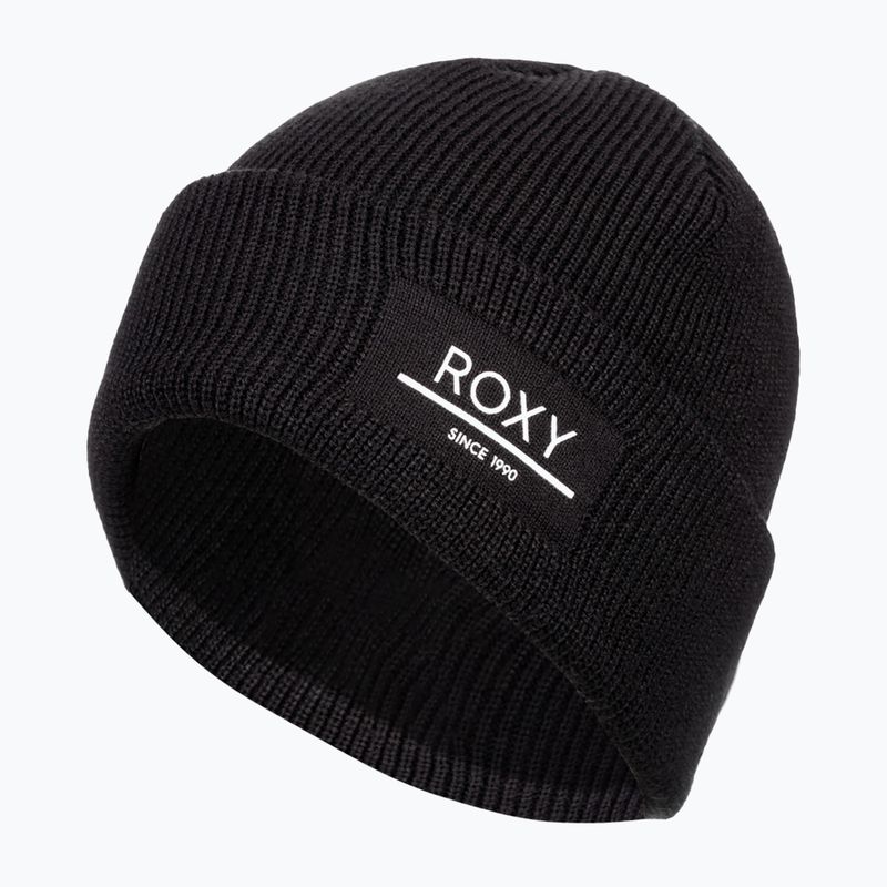 Șapcă de snowboard pentru femei ROXY Folker Beanie Beanie negru adevărat