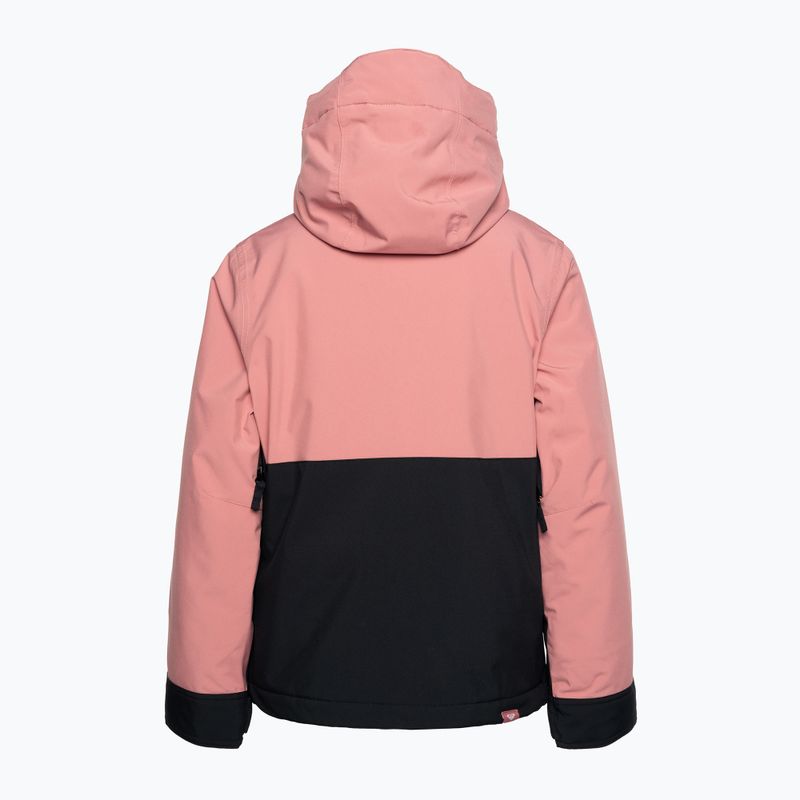 Jachetă de snowboard pentru copii ROXY Shelter Girl dusty rose 5