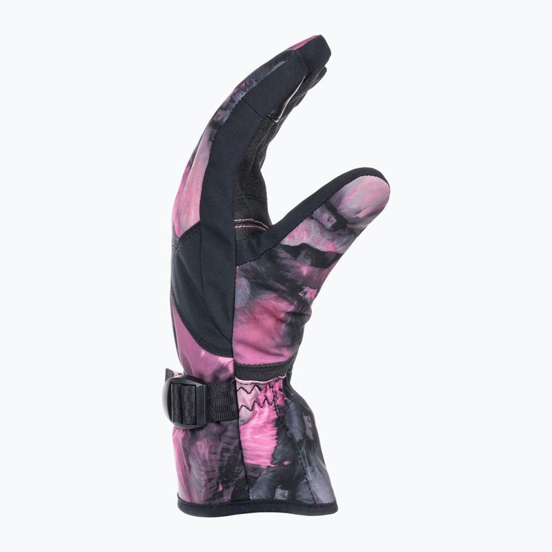 Mănuși de snowboard pentru femei ROXY Jetty true black pansy pansy pansy 2