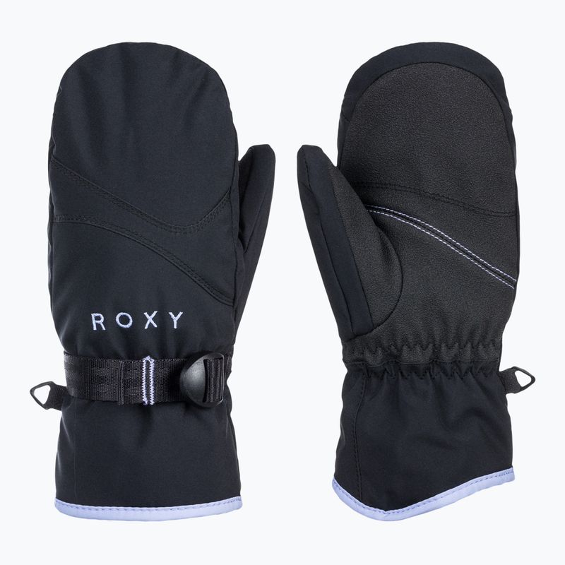 Mănuși de snowboard pentru copii ROXY Solid Mitt Girl negru adevărat