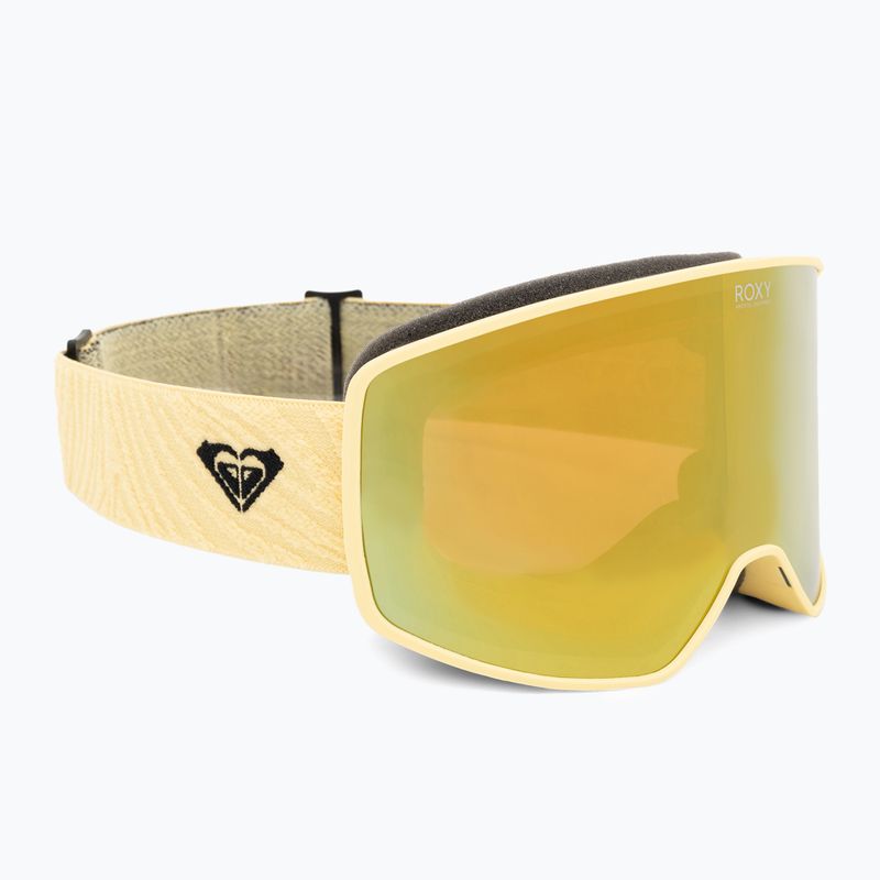 ROXY Storm Ochelari de snowboard pentru femei sunset gold/gold ml