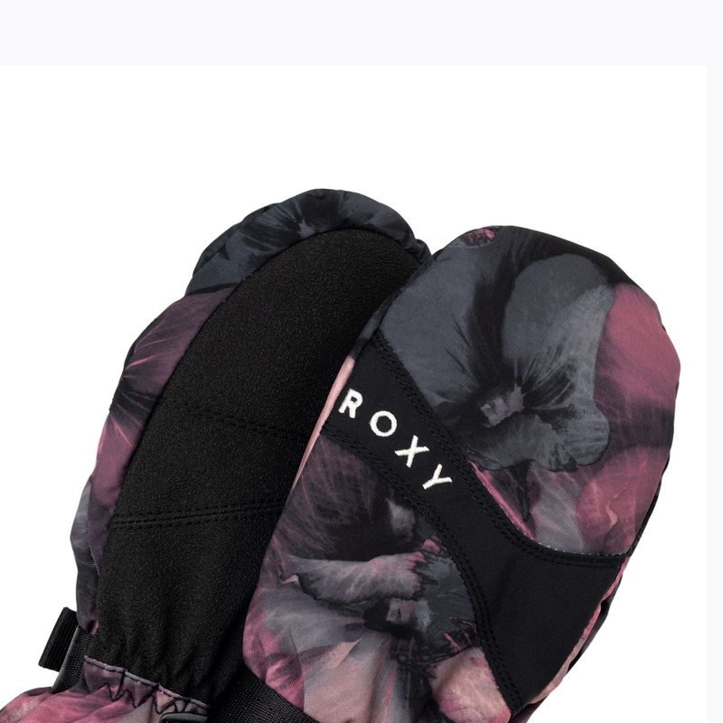 Mănuși de snowboard pentru copii ROXY Jetty Mitt Girl true black pansy rg