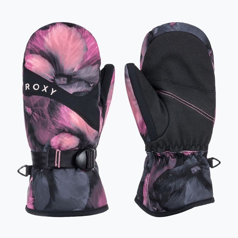 Mănuși de snowboard pentru copii ROXY Jetty Mitt Girl true black pansy rg