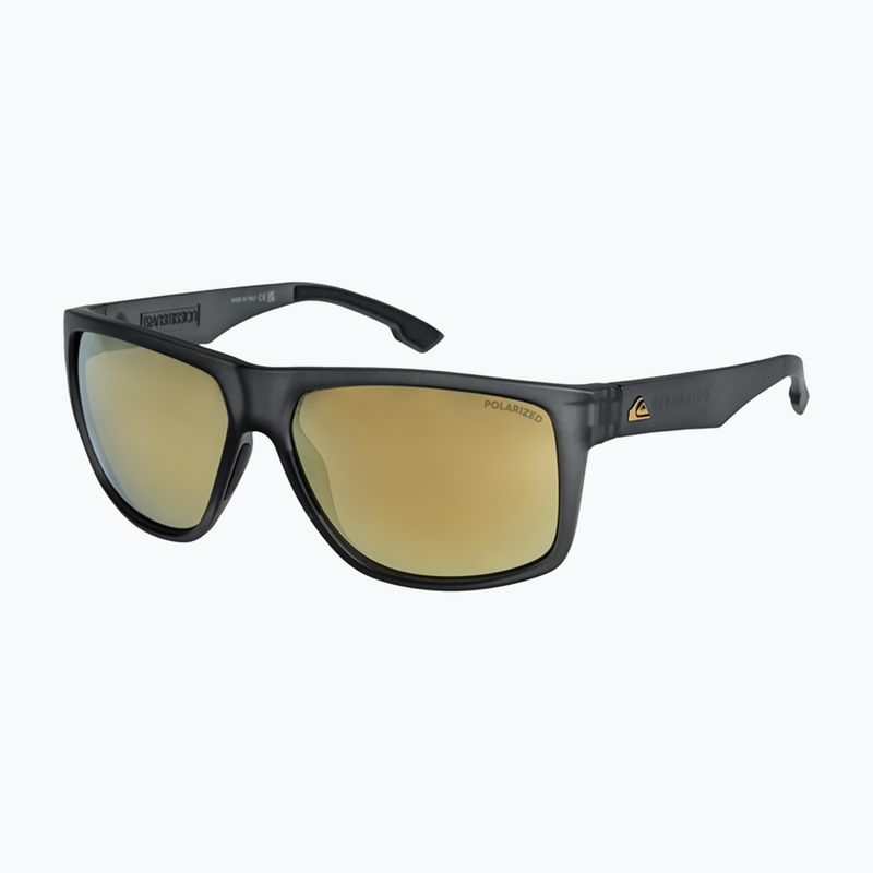 Ochelari de soare pentru bărbați Quiksilver Transmission Polarised smoke/gold