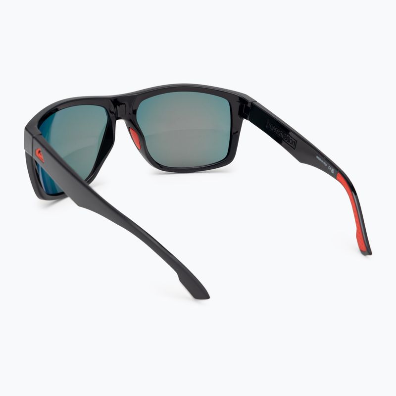 Ochelari de soare pentru bărbați Quiksilver Transmission black ml red 2
