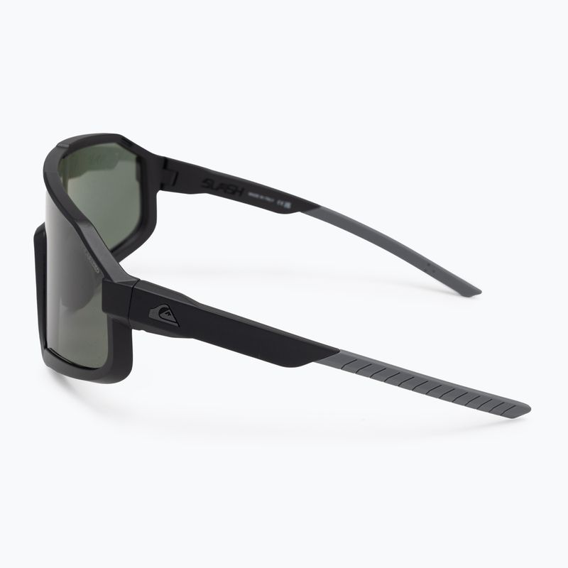 Ochelari de soare pentru bărbați Quiksilver Slash Polarised black green plz 4