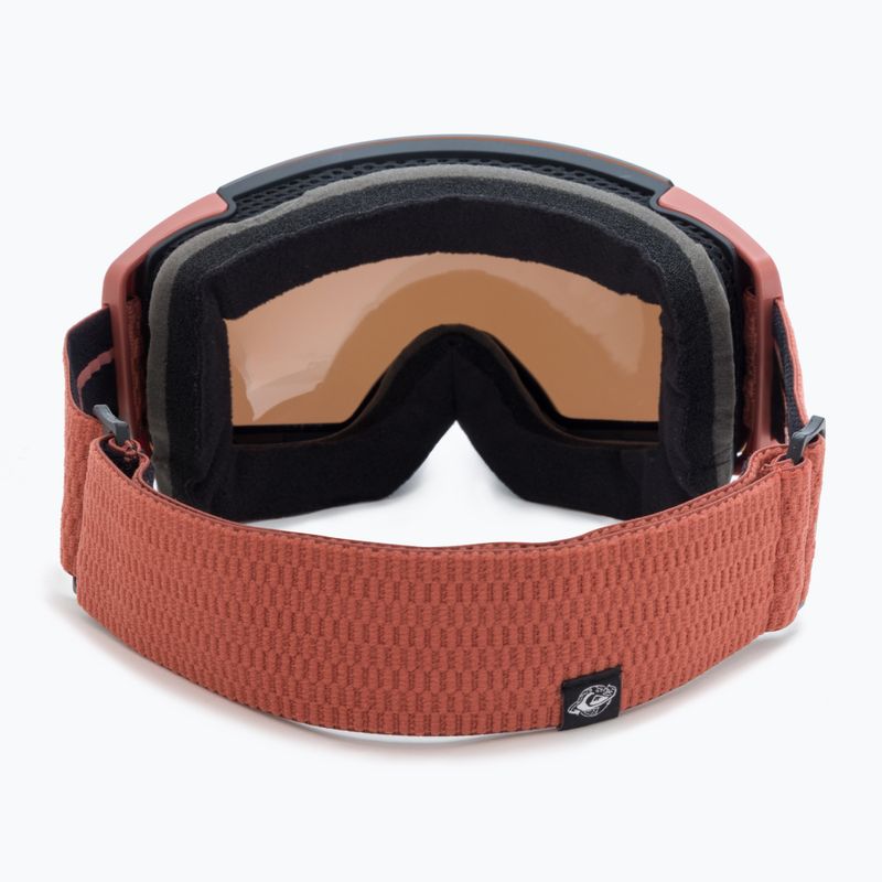 Ochelari de snowboard Quiksilver Greenwood S3 negru redwood / clux gold mi 2