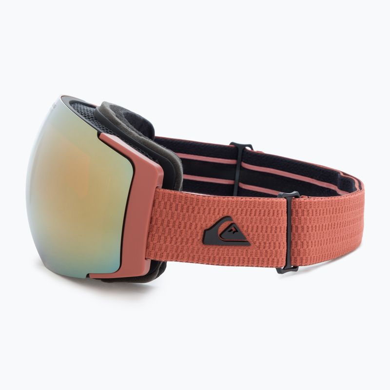 Ochelari de snowboard Quiksilver Greenwood S3 negru redwood / clux gold mi 4