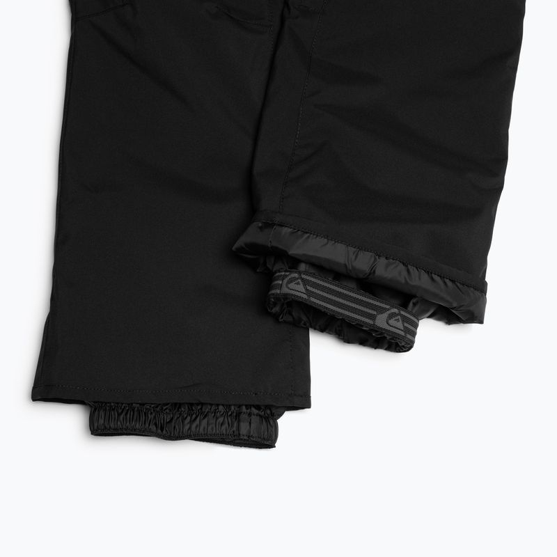 Pantaloni de snowboard pentru copii Quiksilver Estate Youth pentru copii negru adevărat 11