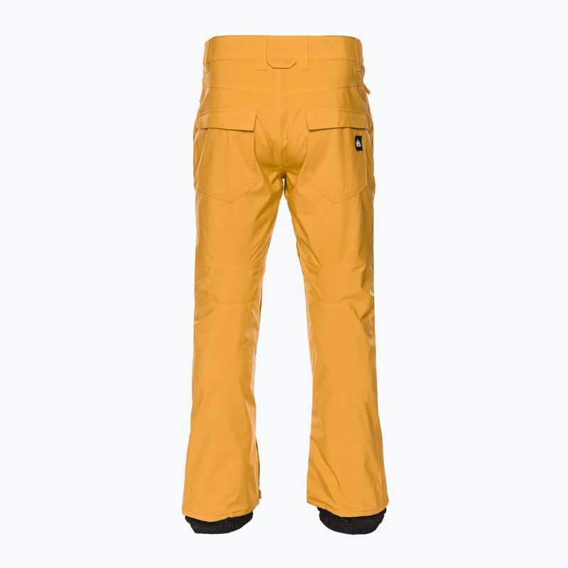 Pantaloni de snowboard pentru bărbați Quiksilver Estate galben mineral pentru snowboard 2