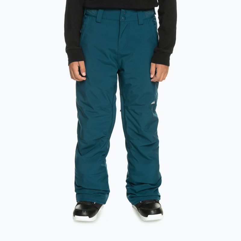 Pantaloni de snowboard pentru copii Quiksilver Estate Youth albastru majolica pentru copii