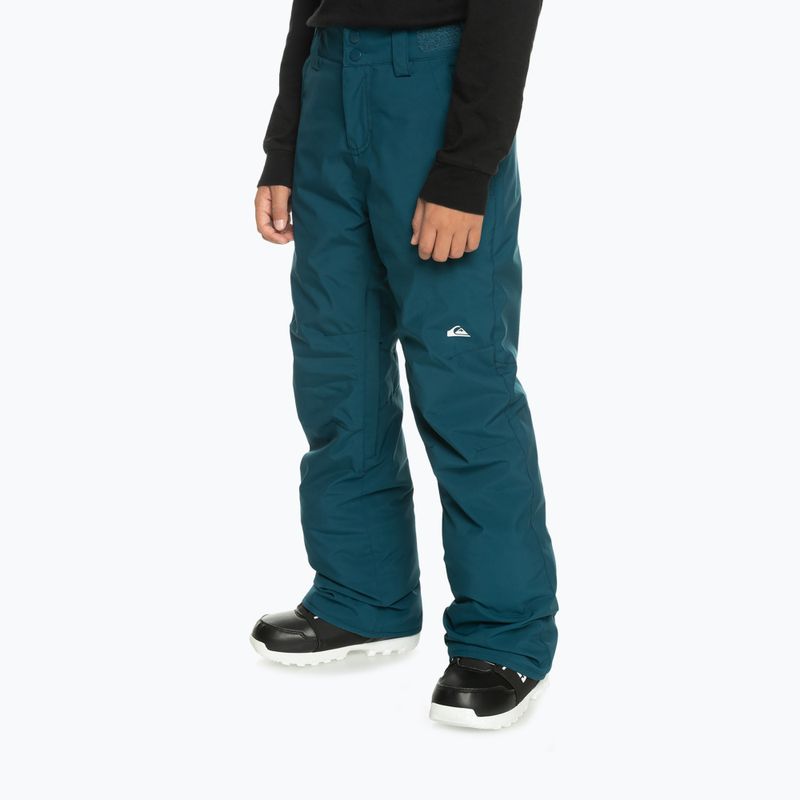 Pantaloni de snowboard pentru copii Quiksilver Estate Youth albastru majolica pentru copii 2