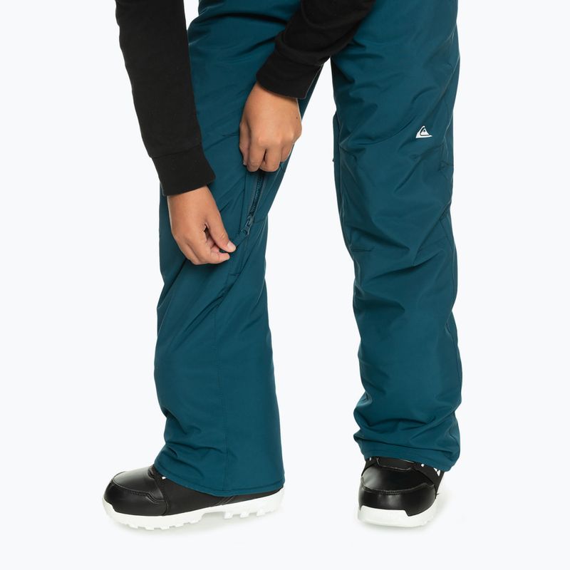 Pantaloni de snowboard pentru copii Quiksilver Estate Youth albastru majolica pentru copii 5