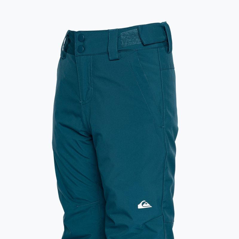 Pantaloni de snowboard pentru copii Quiksilver Estate Youth albastru majolica pentru copii 9