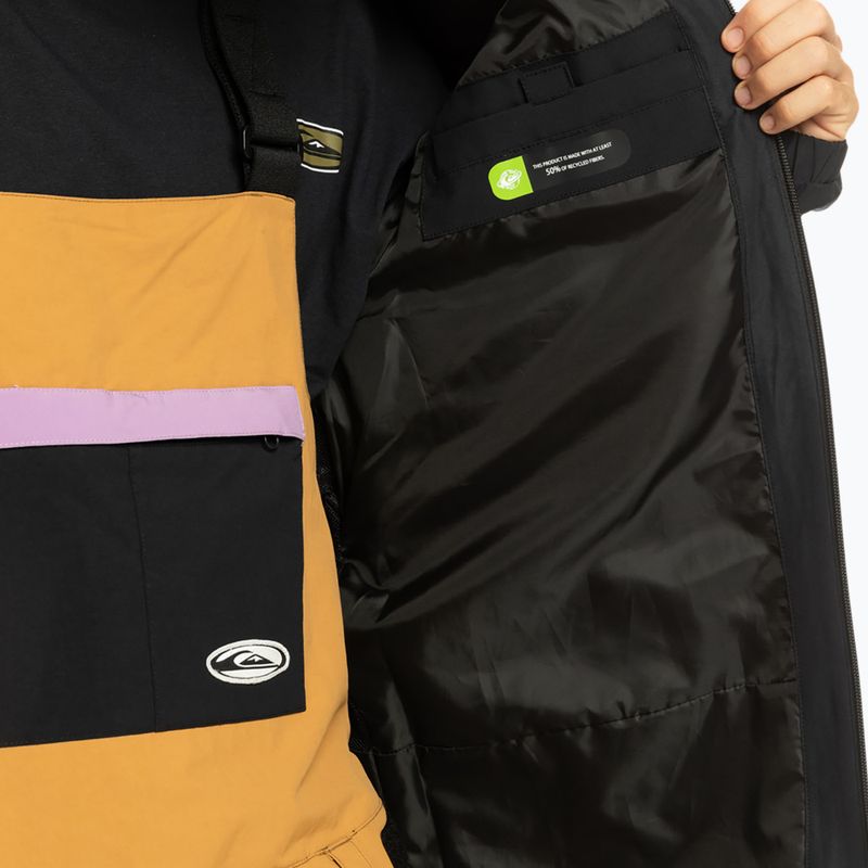 Jacheta de snowboard Quiksilver High In The Hood pentru bărbați negru adevărat 10