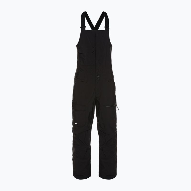 Pantaloni de snowboard Quiksilver Utility Bib pentru bărbați, negru adevărat 8