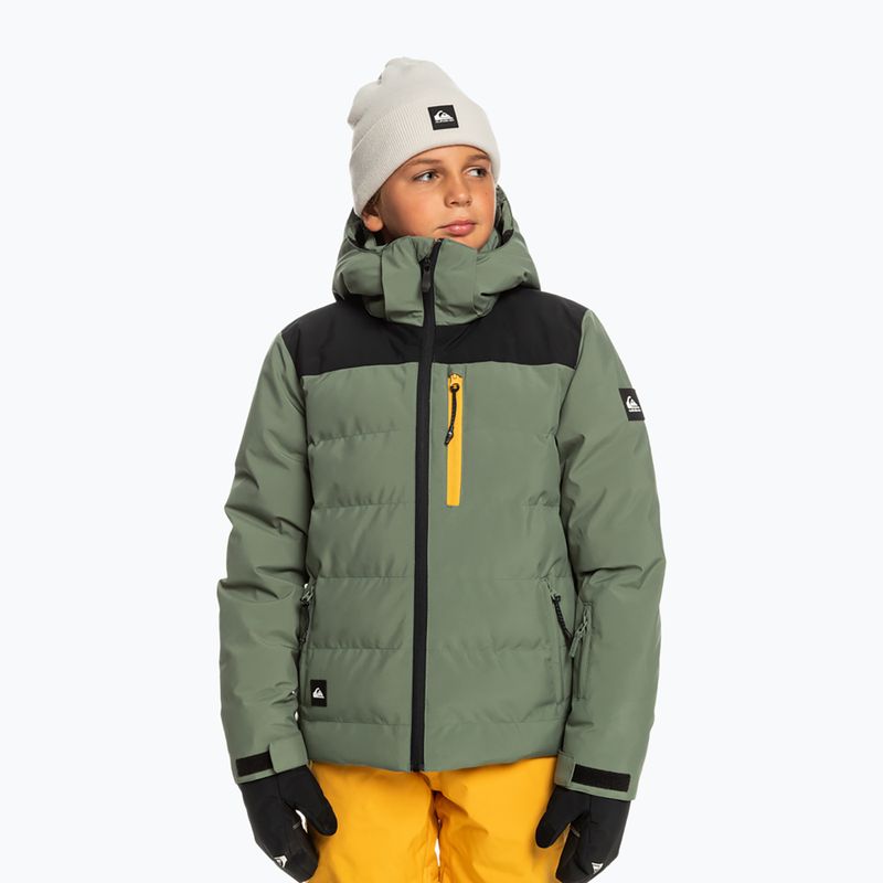 Quiksilver The Edge Jachetă de snowboard pentru tineret cu coroană de lauri