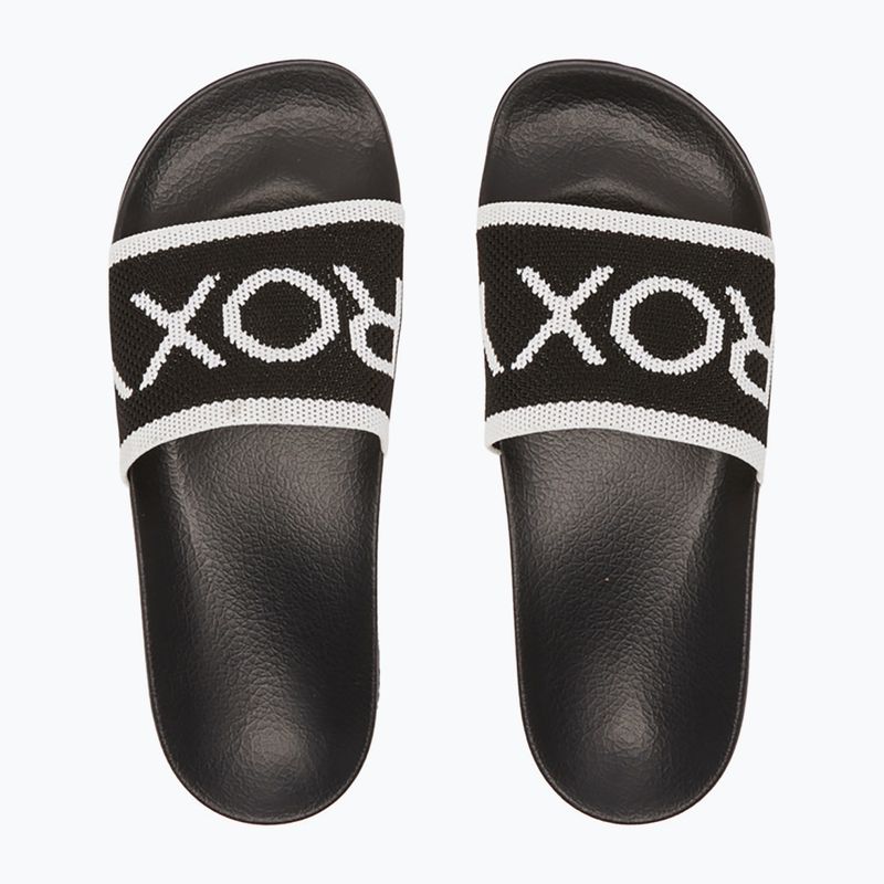 Papuci pentru femei ROXY Slippy Knit black 2