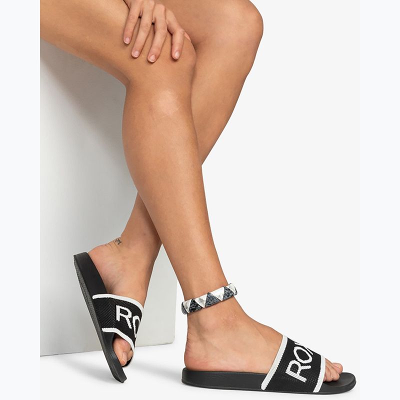 Papuci pentru femei ROXY Slippy Knit black 5