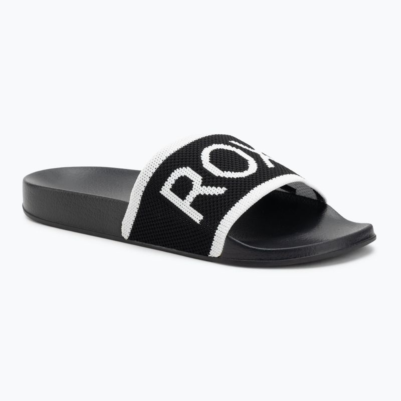 Papuci pentru femei ROXY Slippy Knit black