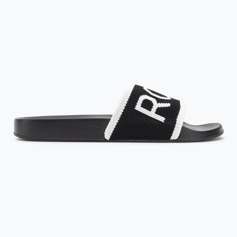 Papuci pentru femei ROXY Slippy Knit black 2