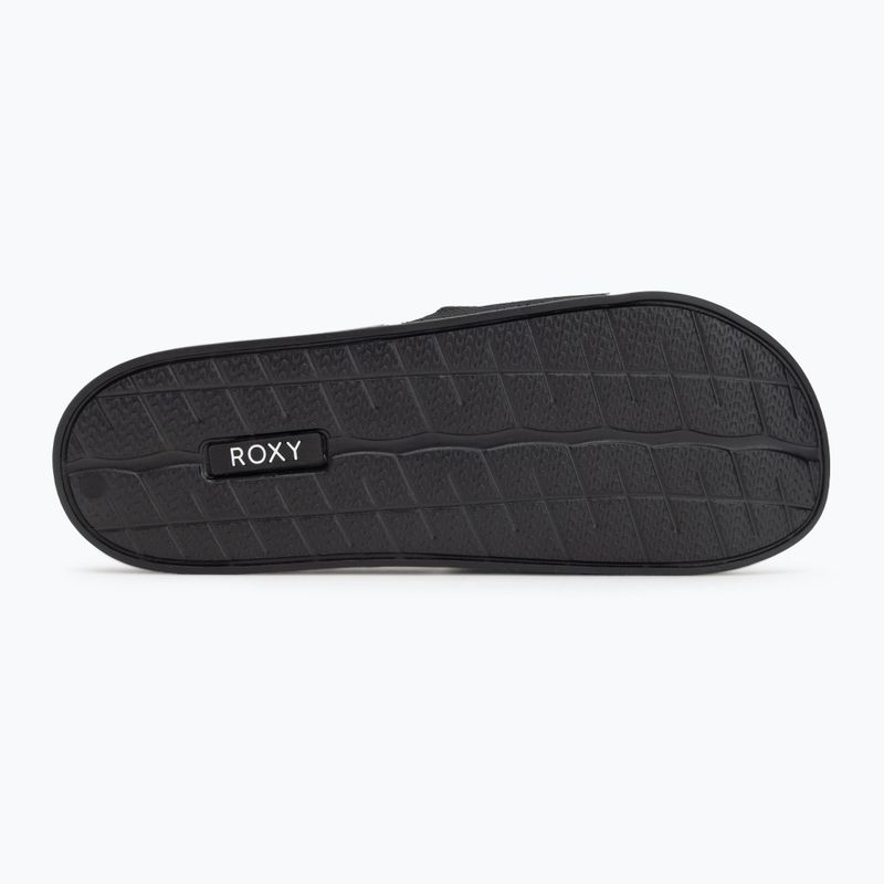 Papuci pentru femei ROXY Slippy Knit black 4