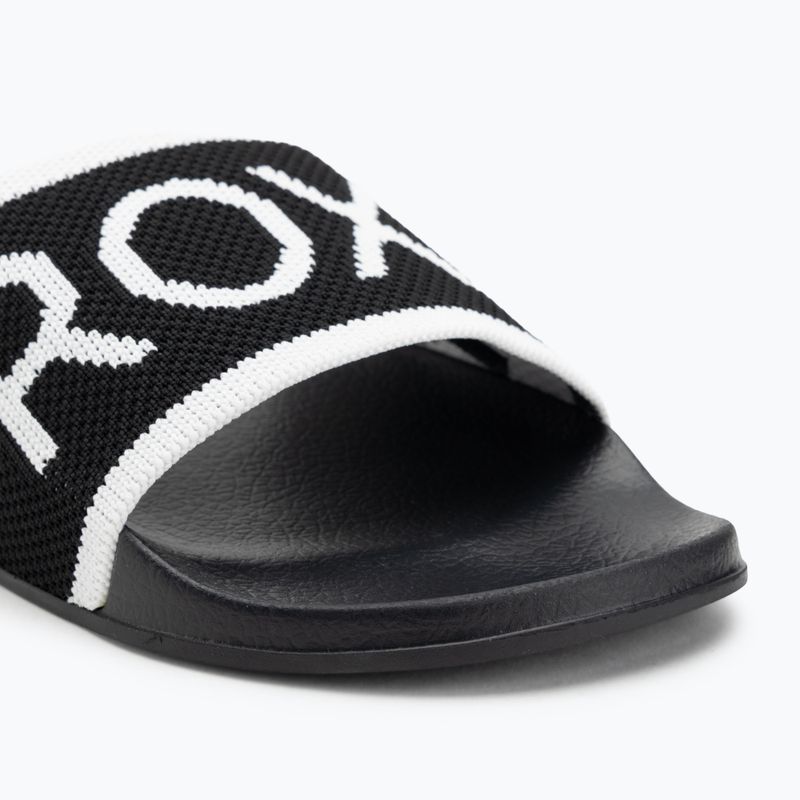 Papuci pentru femei ROXY Slippy Knit black 7