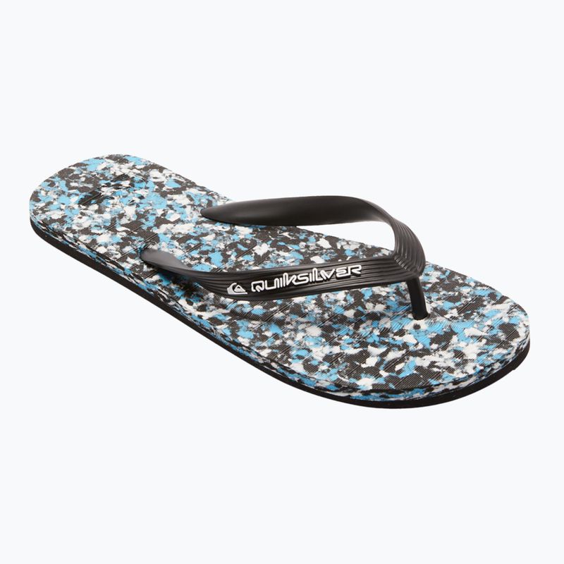 Șlapi pentru bărbați Quiksilver Molokai Recycled black/blue/blue 8