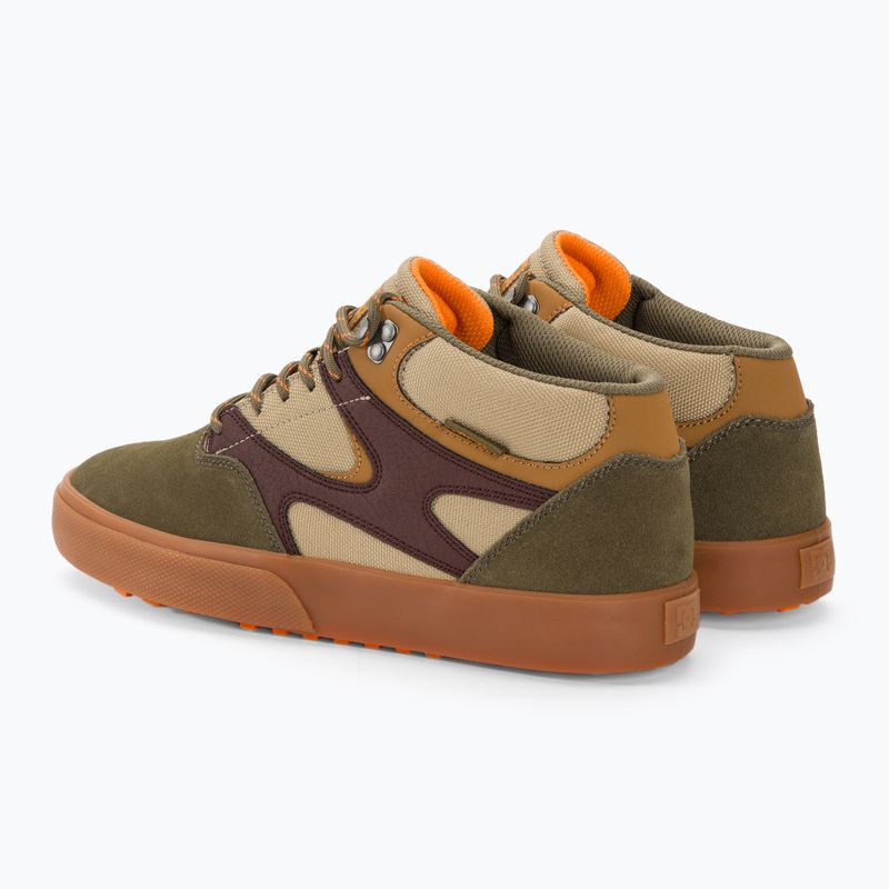 DC Kalis Vulc Mid Wnt maro/ciocolată închisă pantofi pentru bărbați 3