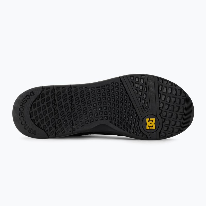 DC Versatile Le negru/galben pantofi pentru bărbați 5