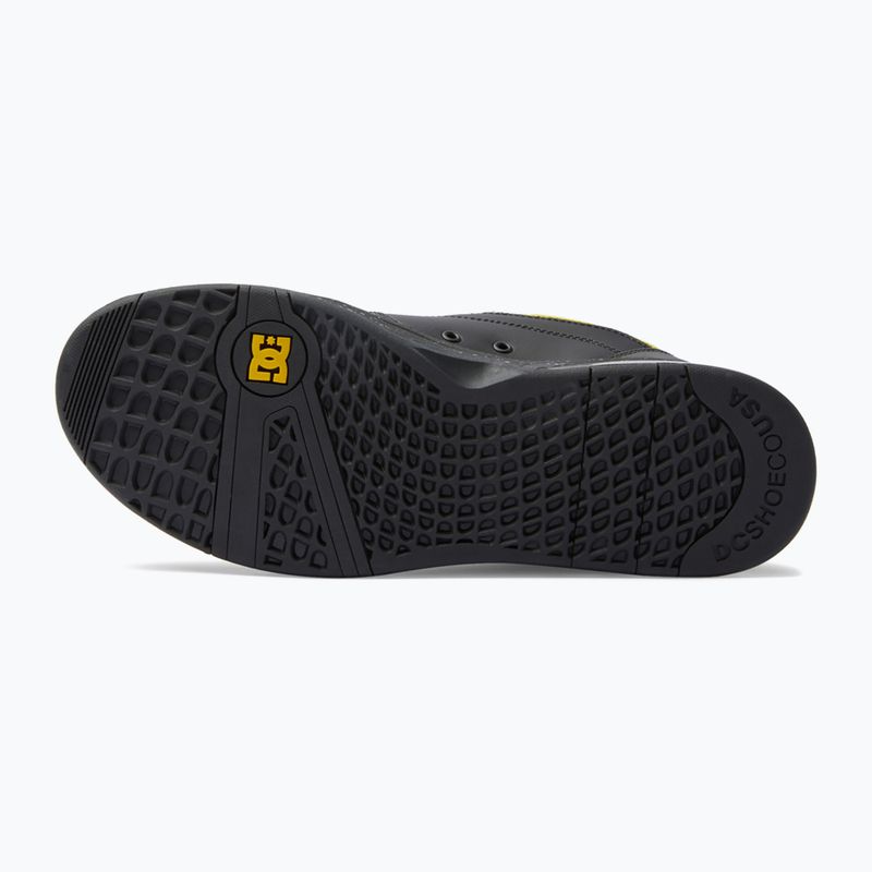 DC Versatile Le negru/galben pantofi pentru bărbați 14