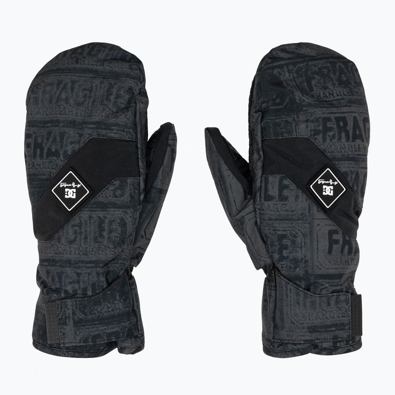 Mănuși de snowboard pentru bărbați DC AW Franchise Mitten negru fragil 3