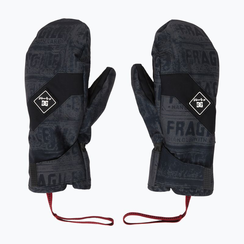 Mănuși de snowboard pentru bărbați DC AW Franchise Mitten negru fragil 5
