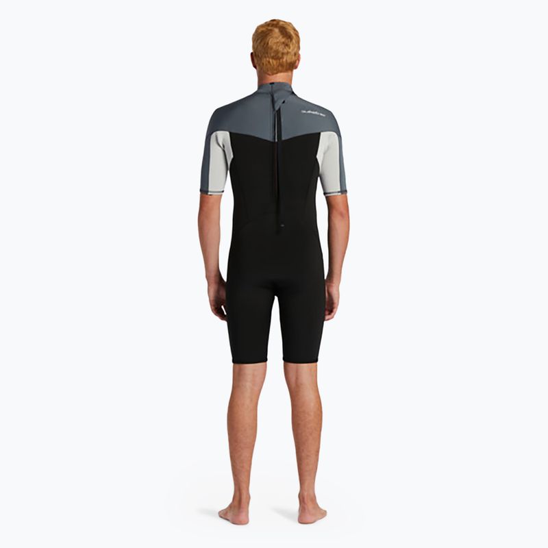 Costum de înot pentru bărbați  Quiksilver 2/2 mm Everyday Sessions BZ black/ash 2