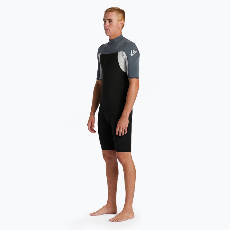 Costum de înot pentru bărbați  Quiksilver 2/2 mm Everyday Sessions BZ black/ash 3