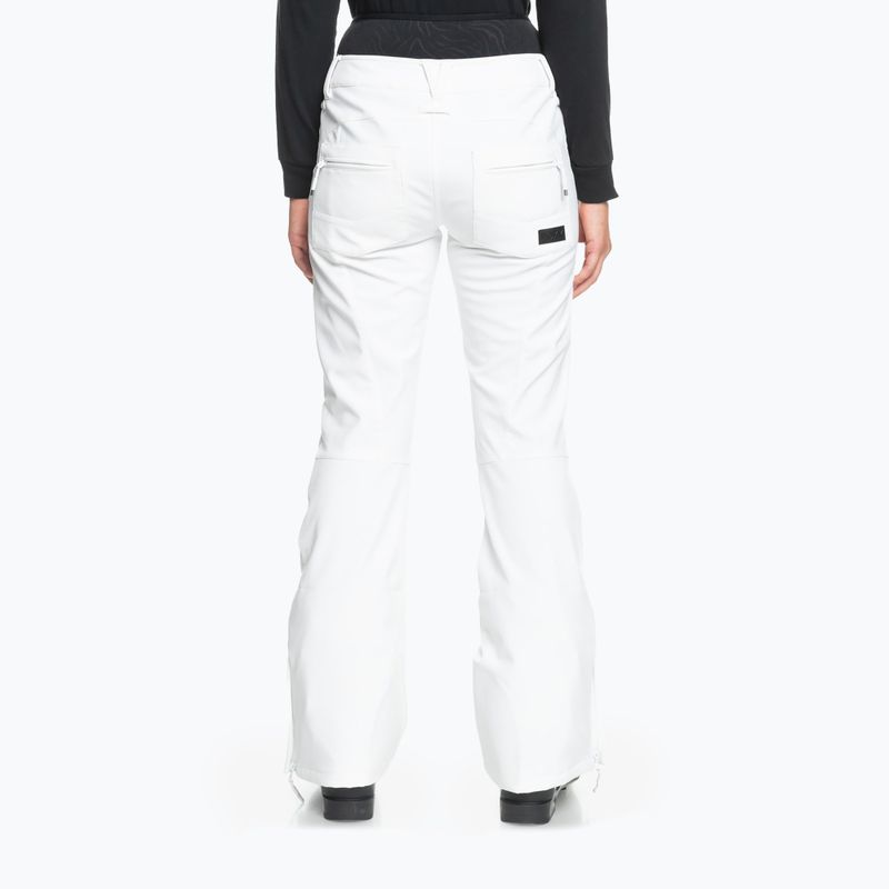 Pantaloni de snowboard pentru femei ROXY Rising High bright white 3