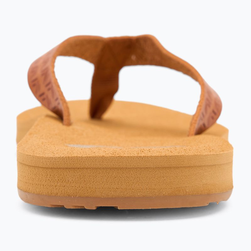 Șlapi pentru femei ROXY Porto Motif tan 6