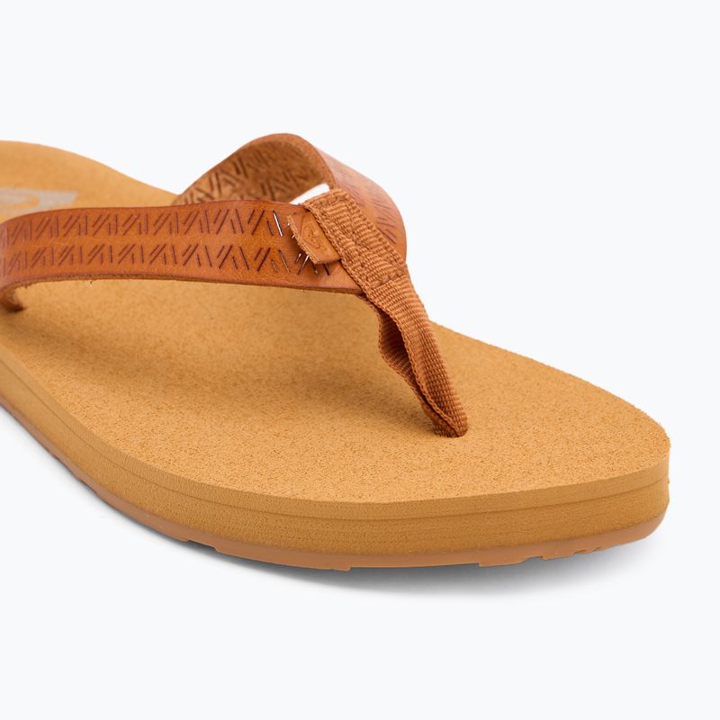 Șlapi pentru femei ROXY Porto Motif tan 7