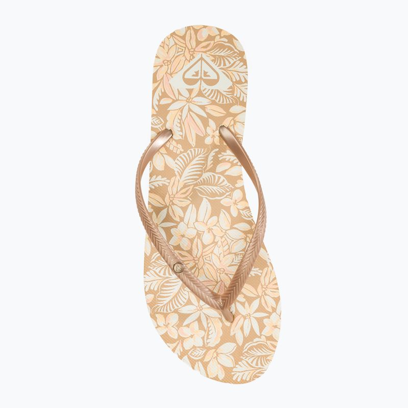Papuci pentru femei  ROXY Bermuda Print peach cream 5