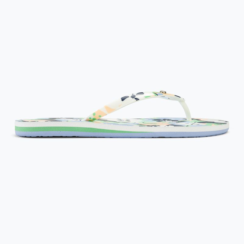 Papuci pentru femei  ROXY Portofino III soft lime/ocean 2