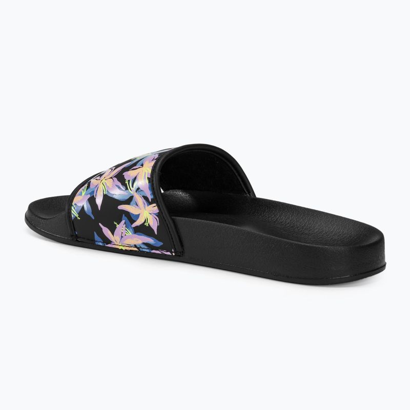 Papuci pentru femei  ROXY Slippy IV black/boysenberry 3