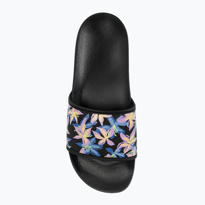 Papuci pentru femei  ROXY Slippy IV black/boysenberry 5