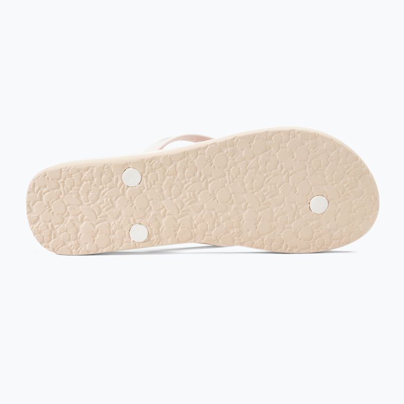Papuci pentru femei  ROXY Tahiti VII peach cream 4