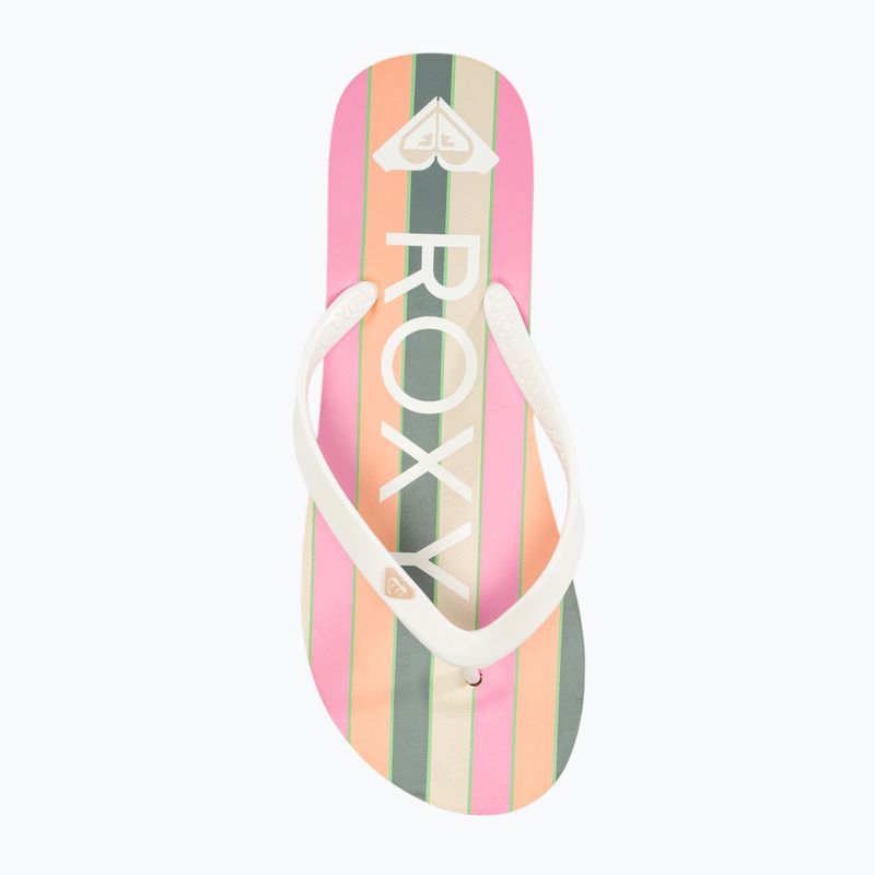 Papuci pentru femei  ROXY Tahiti VII peach cream 5
