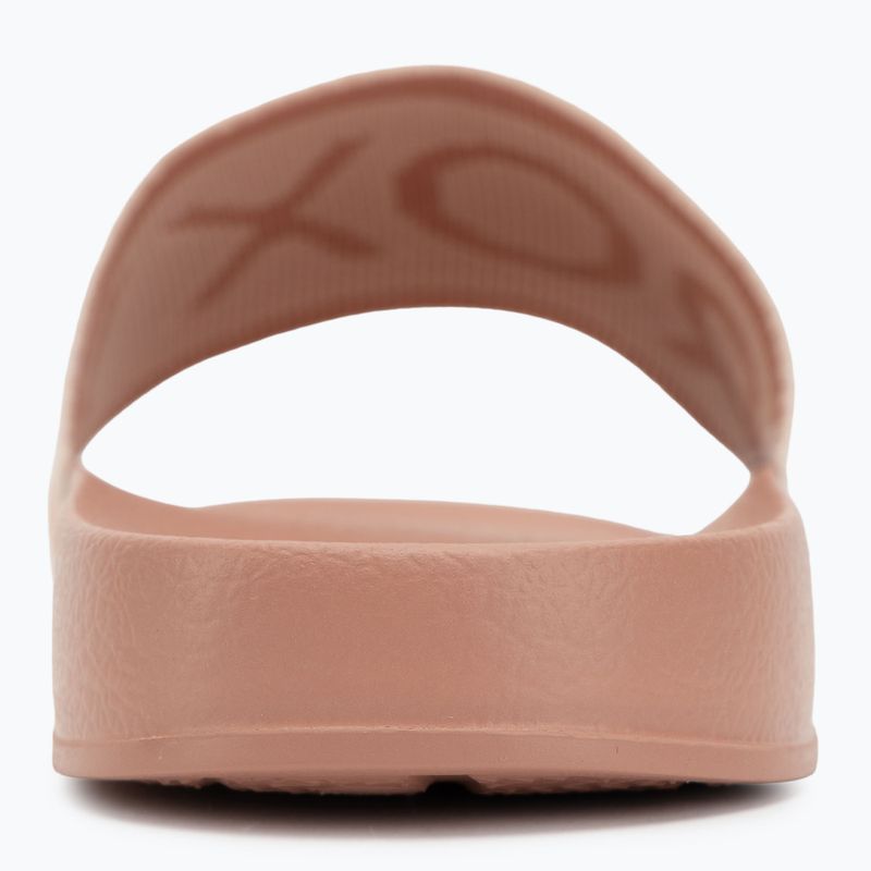 Papuci pentru femei ROXY Slippy Knit wheat/turkish coffee 6