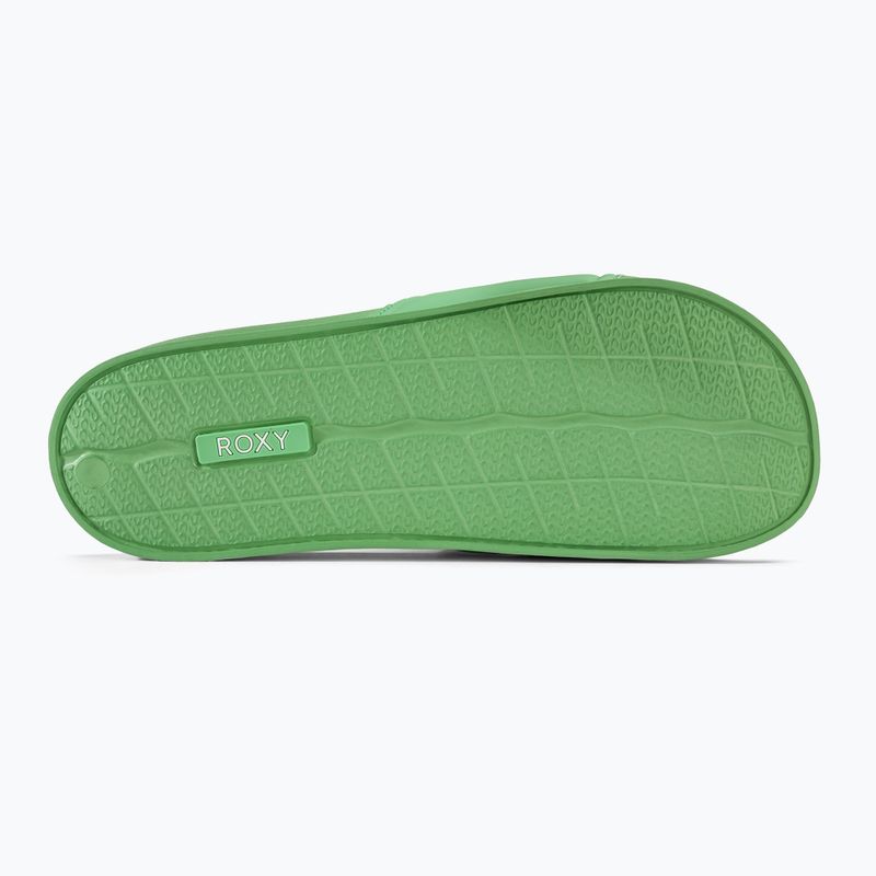 Papuci pentru femei  ROXY Slippy II green 4