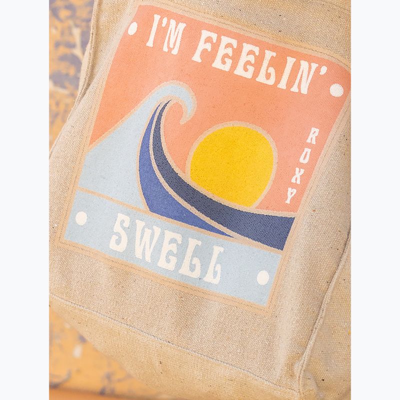 Geantă pentru femei ROXY Drink The Wave Tote tapioca 9